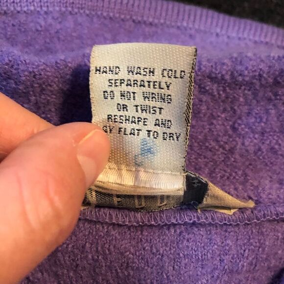 Teddi petite 100% boiled wool zip up sweater with collar. - Picture 4 of 9